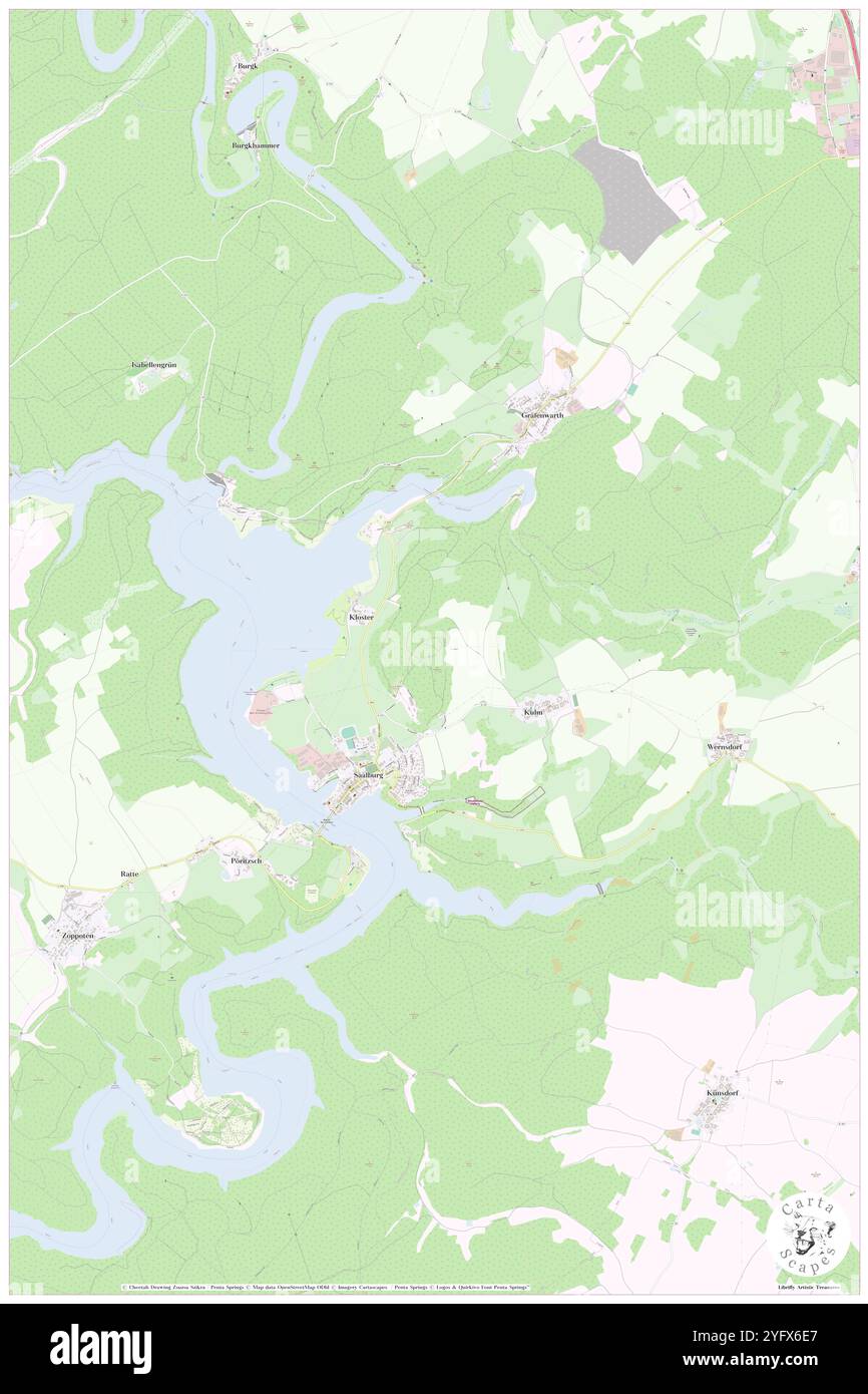 Kulmberg, DE, Germania, Turingia, N 50 30' 42'', N 11 44' 25'', mappa, Cartascapes Mappa pubblicata nel 2024. Esplora Cartascapes, una mappa che rivela i diversi paesaggi, culture ed ecosistemi della Terra. Viaggia attraverso il tempo e lo spazio, scoprendo l'interconnessione del passato, del presente e del futuro del nostro pianeta. Foto Stock