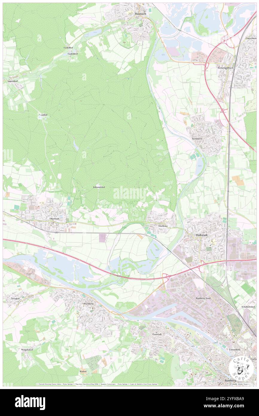 Vieretsknock, alta Franconia, DE, Germania, Baviera, N 49 56' 20'', N 10 50' 48'', MAP, Cartascapes Map pubblicata nel 2024. Esplora Cartascapes, una mappa che rivela i diversi paesaggi, culture ed ecosistemi della Terra. Viaggia attraverso il tempo e lo spazio, scoprendo l'interconnessione del passato, del presente e del futuro del nostro pianeta. Foto Stock