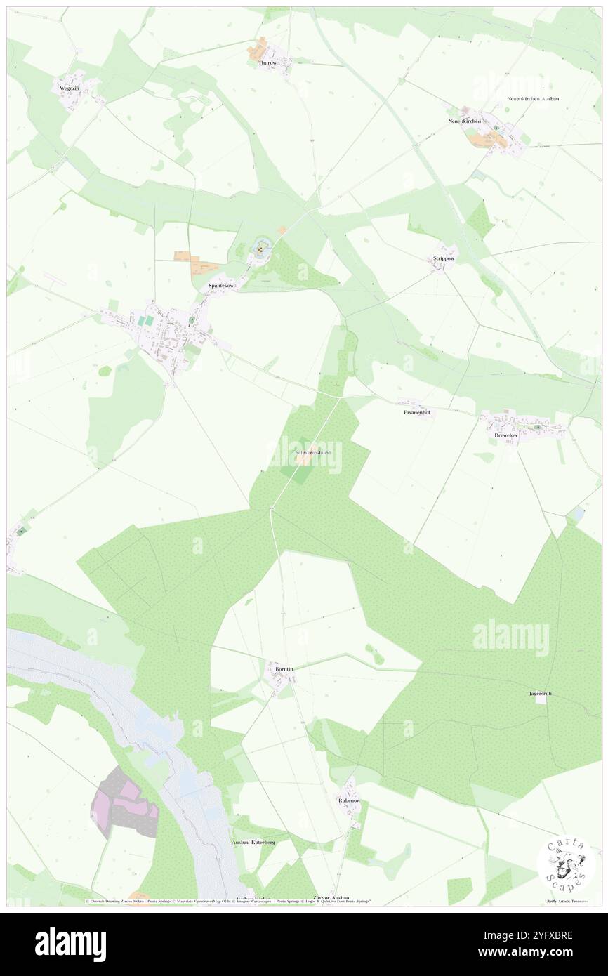 Foersterei Schwerinshorst, DE, Germania, Meclemburgo-Vorpommern, N 53 45' 58'', N 13 32' 22''', mappa, Cartascapes Mappa pubblicata nel 2024. Esplora Cartascapes, una mappa che rivela i diversi paesaggi, culture ed ecosistemi della Terra. Viaggia attraverso il tempo e lo spazio, scoprendo l'interconnessione del passato, del presente e del futuro del nostro pianeta. Foto Stock