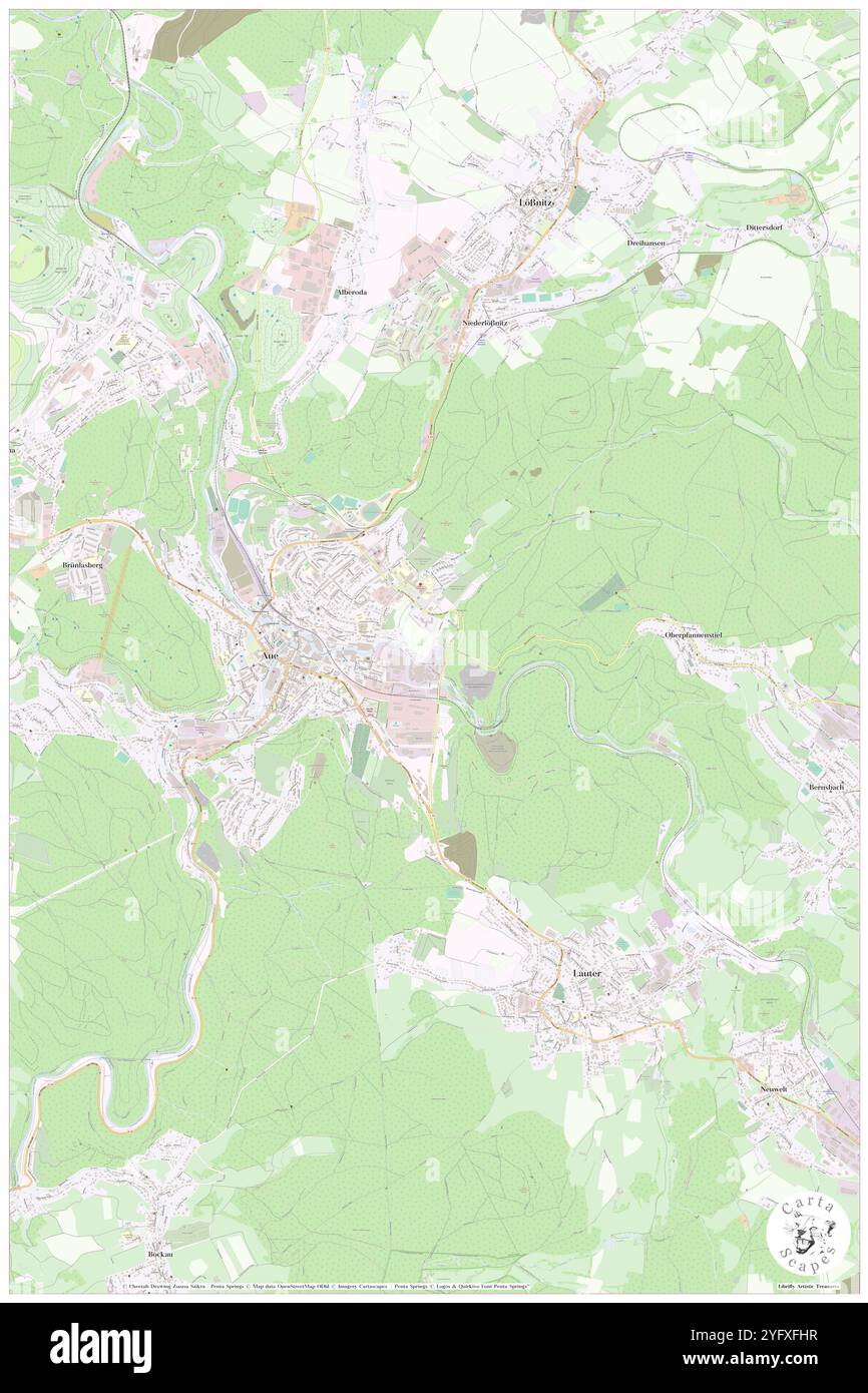 Kuttenbach, DE, Germania, Sassonia, N 50 35' 14'', N 12 43' 7'', mappa, Cartascapes Mappa pubblicata nel 2024. Esplora Cartascapes, una mappa che rivela i diversi paesaggi, culture ed ecosistemi della Terra. Viaggia attraverso il tempo e lo spazio, scoprendo l'interconnessione del passato, del presente e del futuro del nostro pianeta. Foto Stock