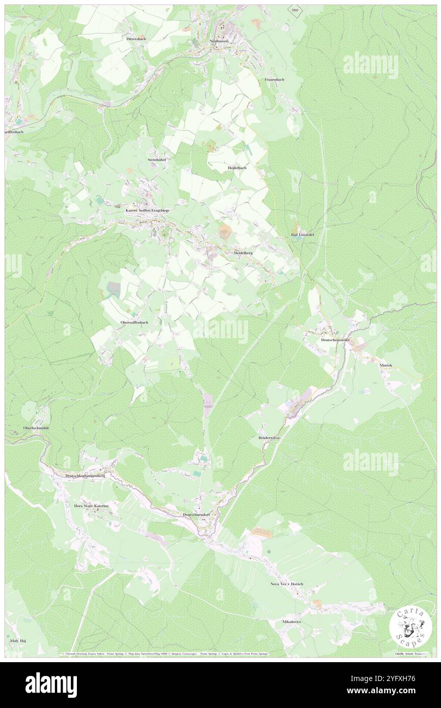 Ahornberg, DE, Germania, Sassonia, N 50 37' 55'', N 13 28' 1''', mappa, Cartascapes Mappa pubblicata nel 2024. Esplora Cartascapes, una mappa che rivela i diversi paesaggi, culture ed ecosistemi della Terra. Viaggia attraverso il tempo e lo spazio, scoprendo l'interconnessione del passato, del presente e del futuro del nostro pianeta. Foto Stock