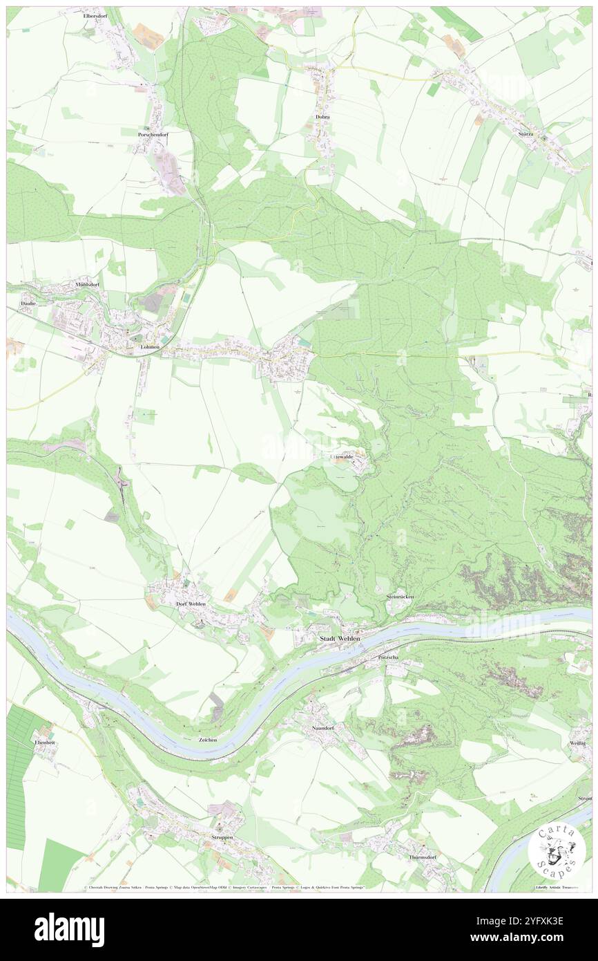 Uttewalder Kohlberg, DE, Germania, Sassonia, N 50 58' 39'', N 14 1' 25'', mappa, Cartascapes Mappa pubblicata nel 2024. Esplora Cartascapes, una mappa che rivela i diversi paesaggi, culture ed ecosistemi della Terra. Viaggia attraverso il tempo e lo spazio, scoprendo l'interconnessione del passato, del presente e del futuro del nostro pianeta. Foto Stock