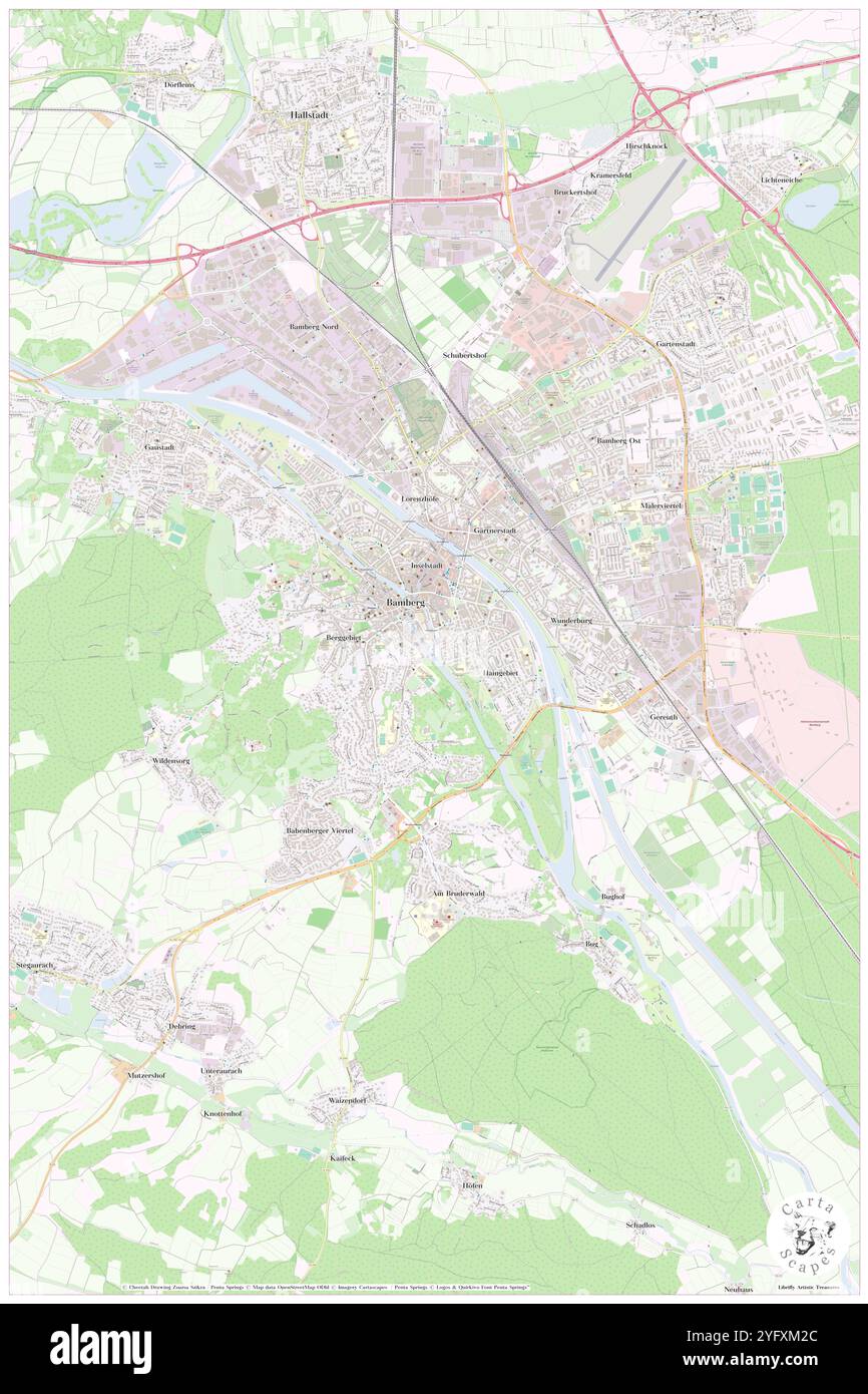 SCHLEUSE 100 im Ludwig-Donau-Main-Kanal, alta Franconia, DE, Germania, Baviera, N 49 53' 16'', N 10 53' 25'', MAP, Cartascapes Map pubblicata nel 2024. Esplora Cartascapes, una mappa che rivela i diversi paesaggi, culture ed ecosistemi della Terra. Viaggia attraverso il tempo e lo spazio, scoprendo l'interconnessione del passato, del presente e del futuro del nostro pianeta. Foto Stock