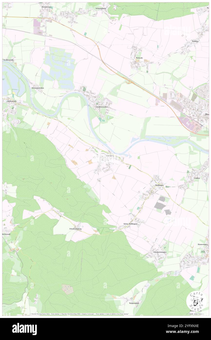 Rumbeck, DE, Germania, bassa Sassonia, N 52 9' 23'', N 9 11' 49'', mappa, Cartascapes Mappa pubblicata nel 2024. Esplora Cartascapes, una mappa che rivela i diversi paesaggi, culture ed ecosistemi della Terra. Viaggia attraverso il tempo e lo spazio, scoprendo l'interconnessione del passato, del presente e del futuro del nostro pianeta. Foto Stock