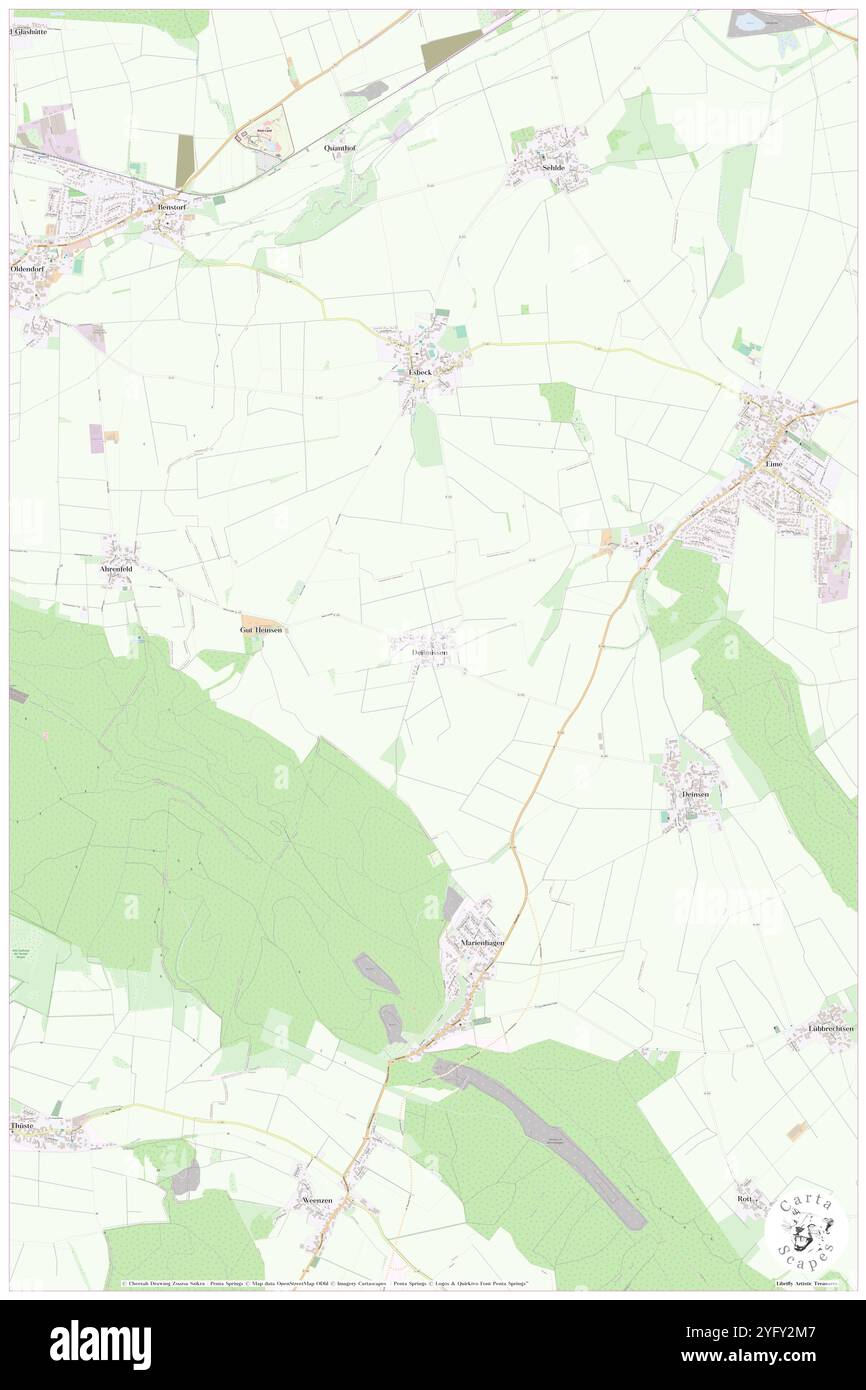 Deilmissen, DE, Germania, bassa Sassonia, N 52 3' 39'', N 9 40' 57'', mappa, Cartascapes Mappa pubblicata nel 2024. Esplora Cartascapes, una mappa che rivela i diversi paesaggi, culture ed ecosistemi della Terra. Viaggia attraverso il tempo e lo spazio, scoprendo l'interconnessione del passato, del presente e del futuro del nostro pianeta. Foto Stock