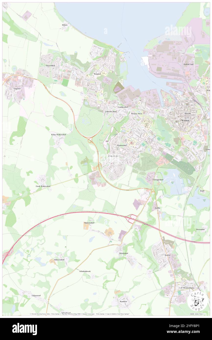 Dammhusen, DE, Germania, Meclemburgo-Vorpommern, N 53 52' 47'', N 11 25' 34'', mappa, Cartascapes Mappa pubblicata nel 2024. Esplora Cartascapes, una mappa che rivela i diversi paesaggi, culture ed ecosistemi della Terra. Viaggia attraverso il tempo e lo spazio, scoprendo l'interconnessione del passato, del presente e del futuro del nostro pianeta. Foto Stock