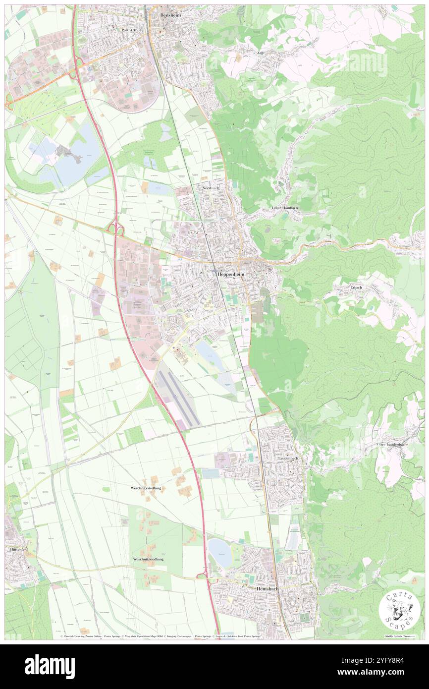 Wilhelm Leuschner Siedlung, Regierungsbezirk Darmstadt, DE, Germania, Assia, N 49 37' 59'', N 8 37' 59'', MAP, Cartascapes Map pubblicata nel 2024. Esplora Cartascapes, una mappa che rivela i diversi paesaggi, culture ed ecosistemi della Terra. Viaggia attraverso il tempo e lo spazio, scoprendo l'interconnessione del passato, del presente e del futuro del nostro pianeta. Foto Stock