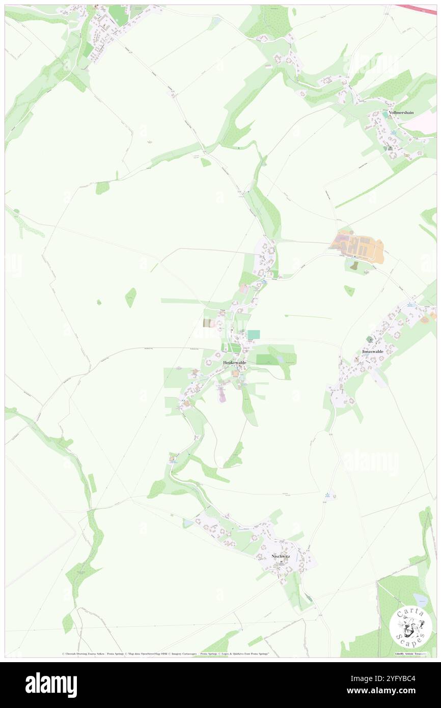 Heukewalde, DE, Germania, Turingia, N 50 49' 59'', N 12 16' 0'', mappa, Cartascapes Mappa pubblicata nel 2024. Esplora Cartascapes, una mappa che rivela i diversi paesaggi, culture ed ecosistemi della Terra. Viaggia attraverso il tempo e lo spazio, scoprendo l'interconnessione del passato, del presente e del futuro del nostro pianeta. Foto Stock