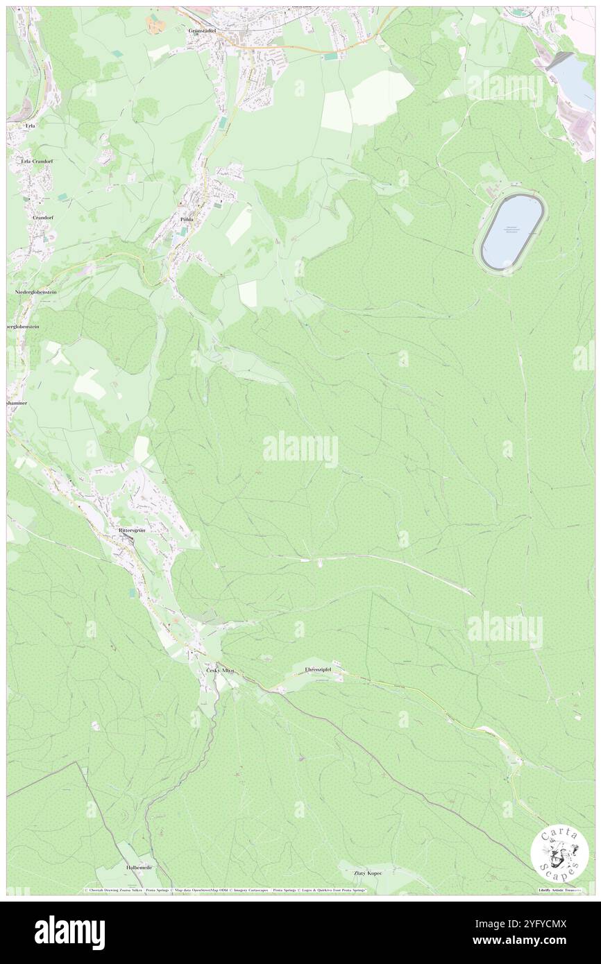 Forst Pohla, DE, Germania, Sassonia, N 50 28' 59'', N 12 49' 59'', mappa, Cartascapes Mappa pubblicata nel 2024. Esplora Cartascapes, una mappa che rivela i diversi paesaggi, culture ed ecosistemi della Terra. Viaggia attraverso il tempo e lo spazio, scoprendo l'interconnessione del passato, del presente e del futuro del nostro pianeta. Foto Stock