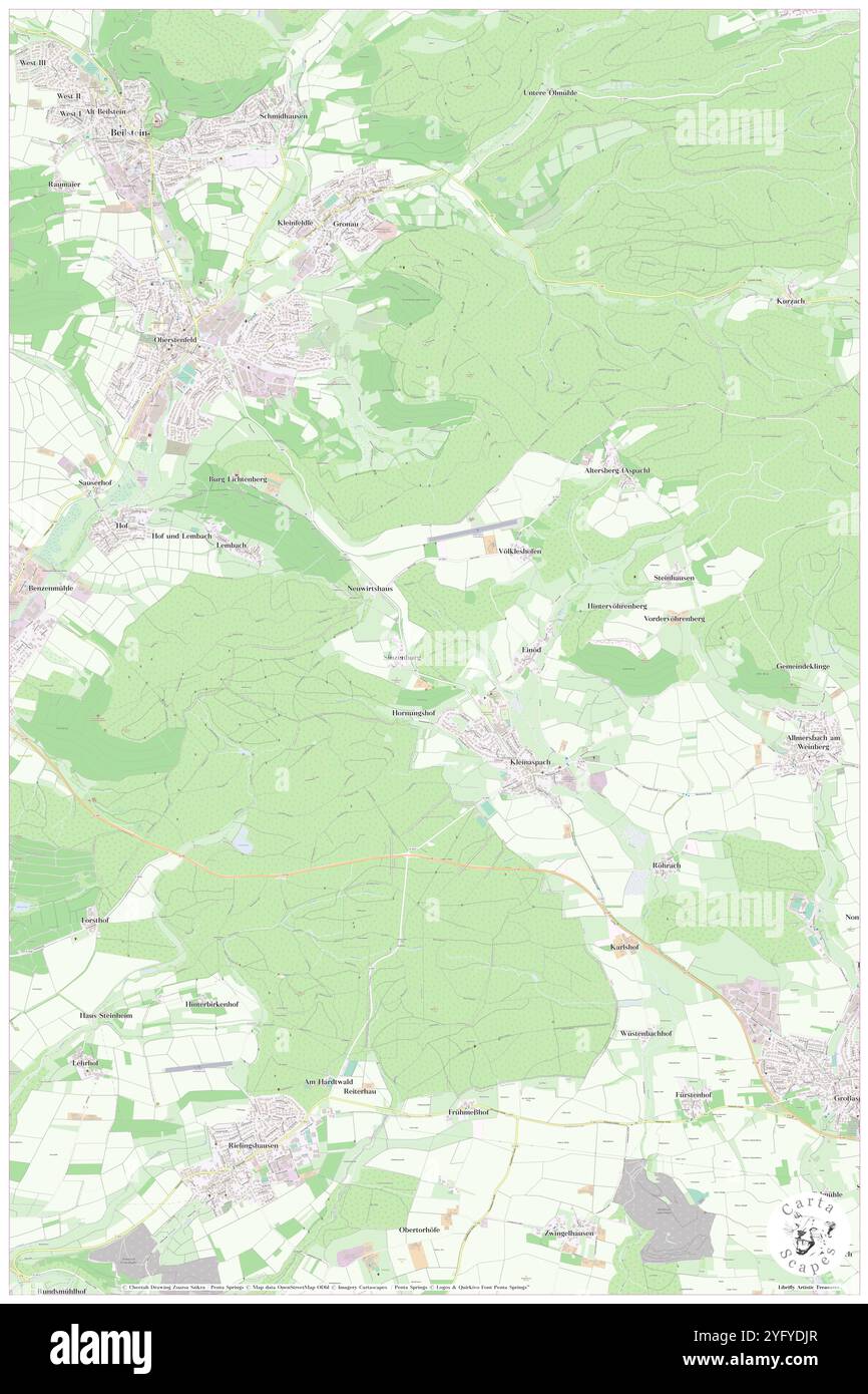 Hornungshof, Regierungsbezirk Stuttgart, DE, Germania, Baden-Wurttemberg, N 49 0' 0'', N 9 20' 59'', MAP, Cartascapes Map pubblicata nel 2024. Esplora Cartascapes, una mappa che rivela i diversi paesaggi, culture ed ecosistemi della Terra. Viaggia attraverso il tempo e lo spazio, scoprendo l'interconnessione del passato, del presente e del futuro del nostro pianeta. Foto Stock