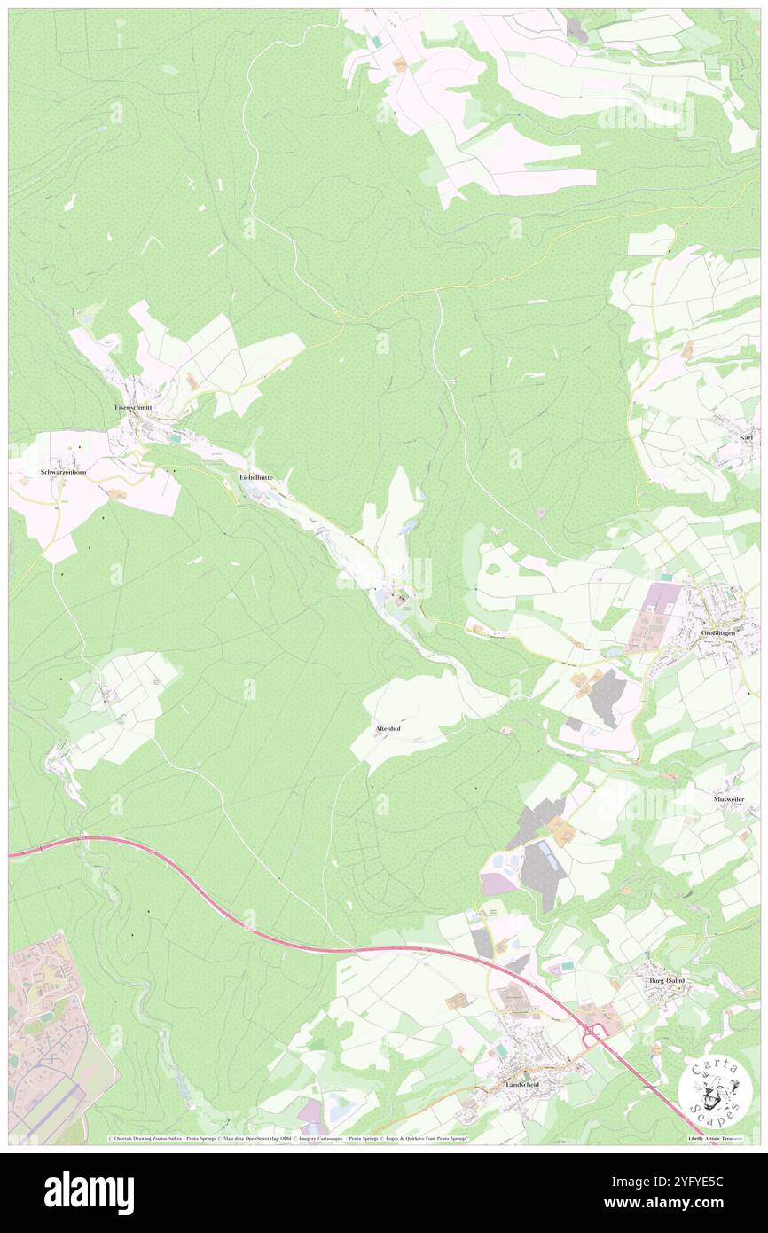 Backenbach, DE, Germania, Rheinland-Pfalz, N 50 1' 47'', N 6 45' 15'', MAP, Cartascapes Map pubblicata nel 2024. Esplora Cartascapes, una mappa che rivela i diversi paesaggi, culture ed ecosistemi della Terra. Viaggia attraverso il tempo e lo spazio, scoprendo l'interconnessione del passato, del presente e del futuro del nostro pianeta. Foto Stock