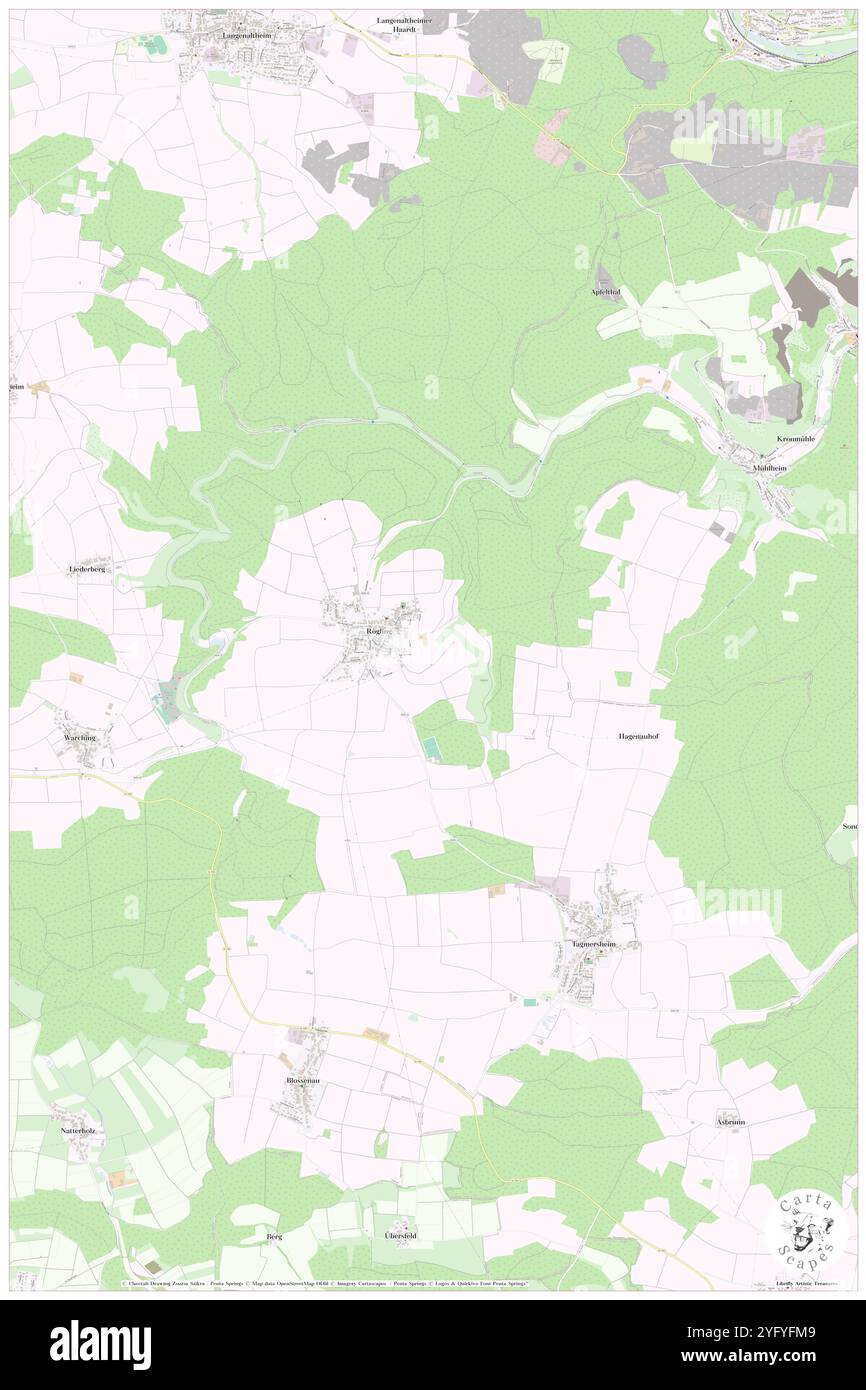 Rogling, Svevia, Germania, Baviera, N 48 51' 0'', N 10 56' 59'', MAP, Cartascapes Map pubblicata nel 2024. Esplora Cartascapes, una mappa che rivela i diversi paesaggi, culture ed ecosistemi della Terra. Viaggia attraverso il tempo e lo spazio, scoprendo l'interconnessione del passato, del presente e del futuro del nostro pianeta. Foto Stock