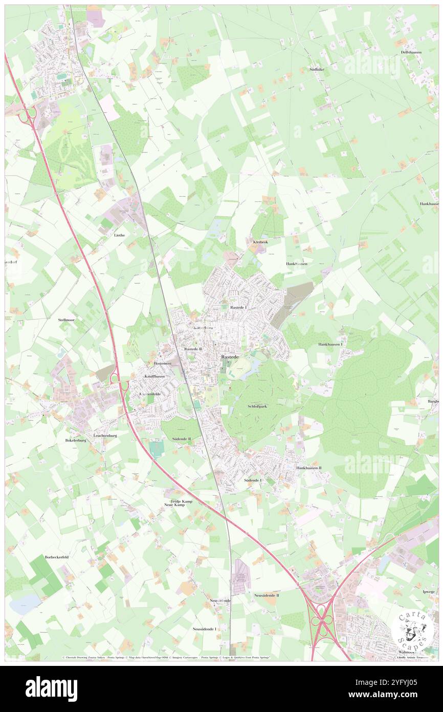 Bink, DE, Germania, bassa Sassonia, N 53 15' 0'', N 8 11' 59'', mappa, Cartascapes Mappa pubblicata nel 2024. Esplora Cartascapes, una mappa che rivela i diversi paesaggi, culture ed ecosistemi della Terra. Viaggia attraverso il tempo e lo spazio, scoprendo l'interconnessione del passato, del presente e del futuro del nostro pianeta. Foto Stock