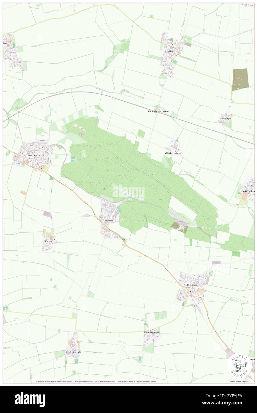 Foersterei asse, DE, Germania, bassa Sassonia, N 52 8' 12'', N 10 38' 58'', mappa, Cartascapes Mappa pubblicata nel 2024. Esplora Cartascapes, una mappa che rivela i diversi paesaggi, culture ed ecosistemi della Terra. Viaggia attraverso il tempo e lo spazio, scoprendo l'interconnessione del passato, del presente e del futuro del nostro pianeta. Foto Stock