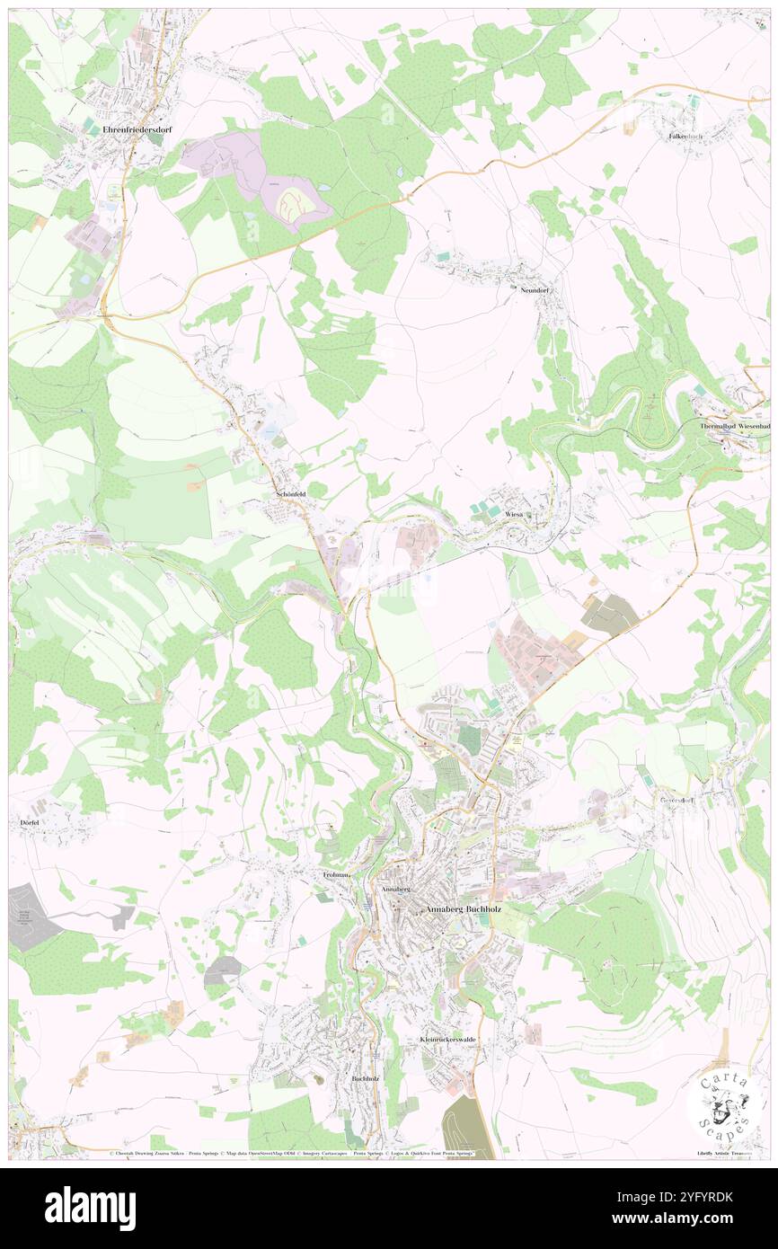 Haltepunkt Schoenfeld, DE, Germania, Sassonia, N 50 36' 22'', N 13 0' 3'', mappa, Cartascapes Mappa pubblicata nel 2024. Esplora Cartascapes, una mappa che rivela i diversi paesaggi, culture ed ecosistemi della Terra. Viaggia attraverso il tempo e lo spazio, scoprendo l'interconnessione del passato, del presente e del futuro del nostro pianeta. Foto Stock