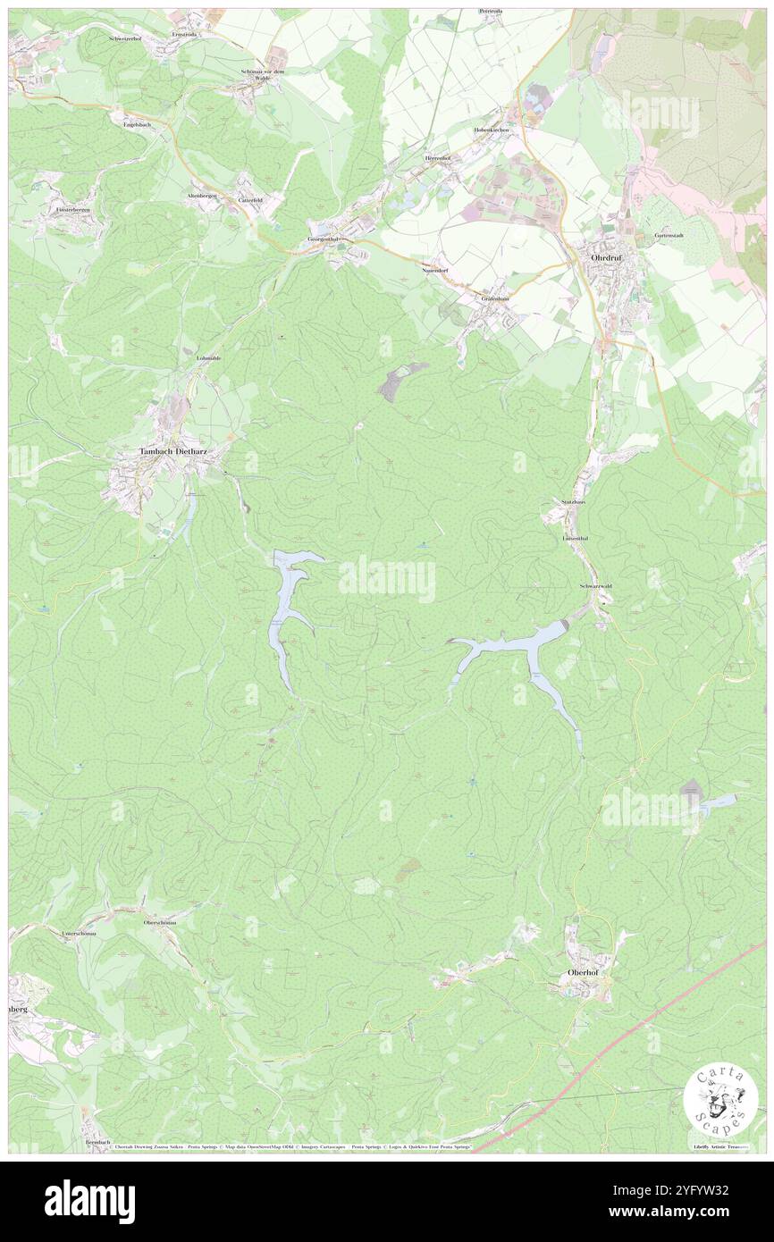 Graefenhain, DE, Germania, Turingia, N 50 49' 0'', N 10 41' 59''', mappa, Cartascapes Mappa pubblicata nel 2024. Esplora Cartascapes, una mappa che rivela i diversi paesaggi, culture ed ecosistemi della Terra. Viaggia attraverso il tempo e lo spazio, scoprendo l'interconnessione del passato, del presente e del futuro del nostro pianeta. Foto Stock