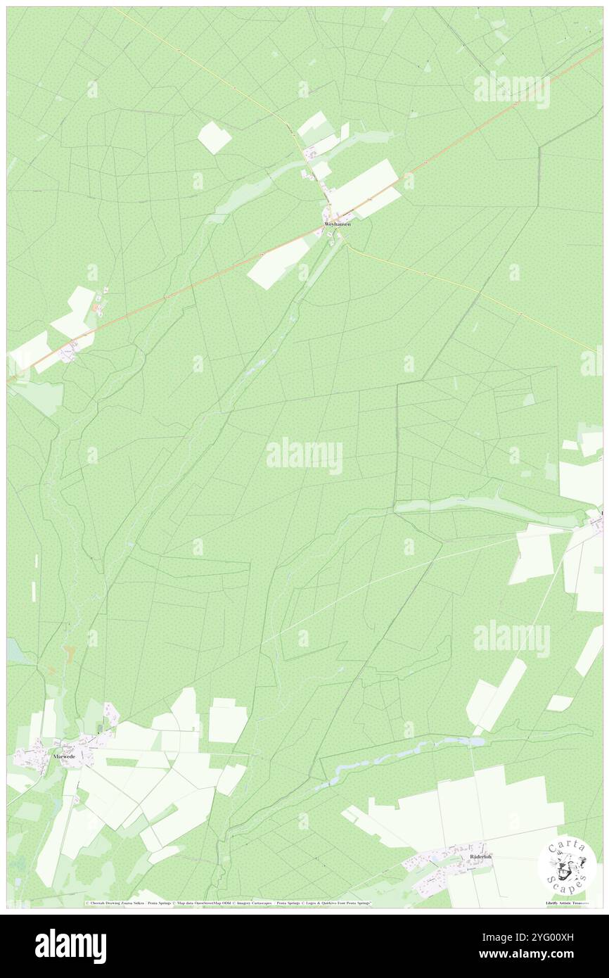 Reuterberg, DE, Germania, bassa Sassonia, N 52 46' 4'', N 10 22' 48'', mappa, Cartascapes Mappa pubblicata nel 2024. Esplora Cartascapes, una mappa che rivela i diversi paesaggi, culture ed ecosistemi della Terra. Viaggia attraverso il tempo e lo spazio, scoprendo l'interconnessione del passato, del presente e del futuro del nostro pianeta. Foto Stock