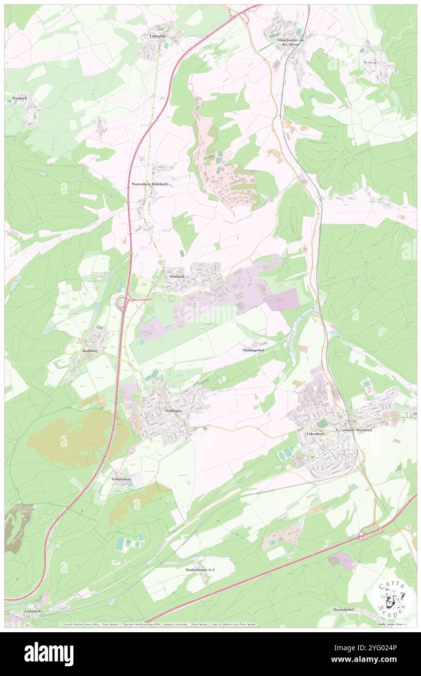 Sembach United States Air Force Operated base in Foreign Country, DE, Germania, Rheinland-Pfalz, N 49 30' 24'', N 7 51' 56'', MAP, Cartascapes Map pubblicato nel 2024. Esplora Cartascapes, una mappa che rivela i diversi paesaggi, culture ed ecosistemi della Terra. Viaggia attraverso il tempo e lo spazio, scoprendo l'interconnessione del passato, del presente e del futuro del nostro pianeta. Foto Stock