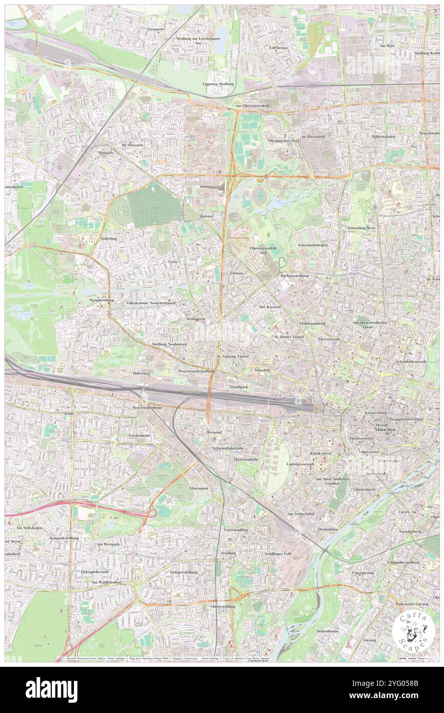 Arcona Living Muenchen, alta Baviera, DE, Germania, Baviera, N 48 9' 6'', N 11 32' 15'', MAP, Cartascapes Map pubblicata nel 2024. Esplora Cartascapes, una mappa che rivela i diversi paesaggi, culture ed ecosistemi della Terra. Viaggia attraverso il tempo e lo spazio, scoprendo l'interconnessione del passato, del presente e del futuro del nostro pianeta. Foto Stock