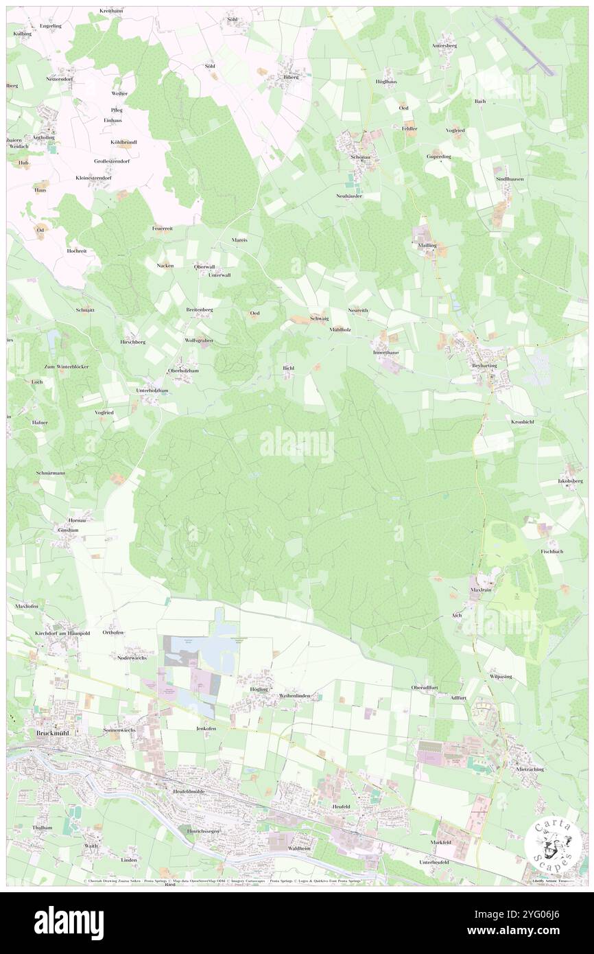 Stachod, alta Baviera, DE, Germania, Baviera, N 47 54' 58'', N 11 57' 25'', MAP, Cartascapes Map pubblicata nel 2024. Esplora Cartascapes, una mappa che rivela i diversi paesaggi, culture ed ecosistemi della Terra. Viaggia attraverso il tempo e lo spazio, scoprendo l'interconnessione del passato, del presente e del futuro del nostro pianeta. Foto Stock