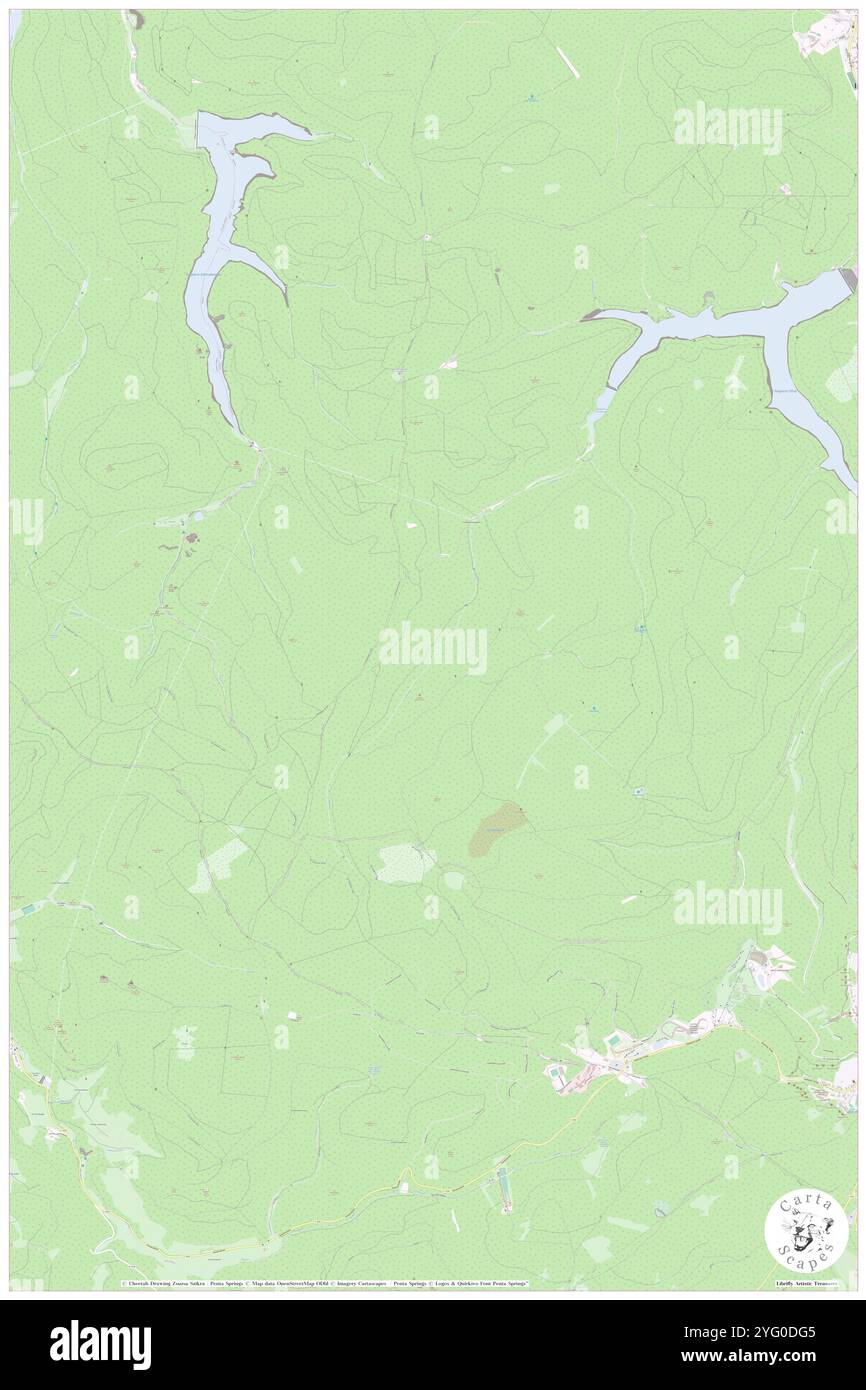 Kerngrund, DE, Germania, Turingia, N 50 44' 14'', N 10 40' 18''', mappa, Cartascapes Mappa pubblicata nel 2024. Esplora Cartascapes, una mappa che rivela i diversi paesaggi, culture ed ecosistemi della Terra. Viaggia attraverso il tempo e lo spazio, scoprendo l'interconnessione del passato, del presente e del futuro del nostro pianeta. Foto Stock