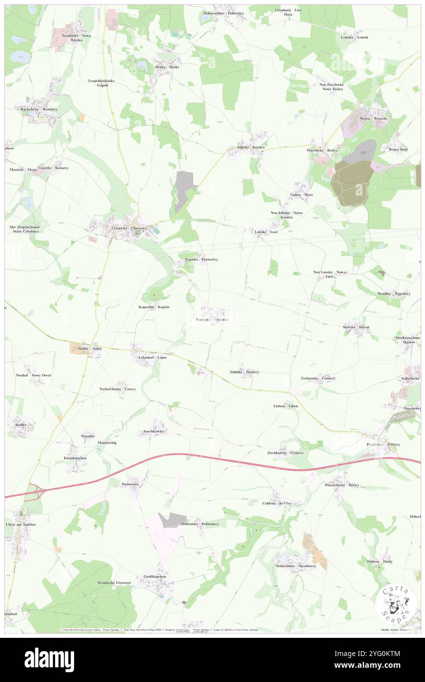 Nucknitz, DE, Germania, Sassonia, N 51 13' 28'', N 14 15' 55'', mappa, Cartascapes Mappa pubblicata nel 2024. Esplora Cartascapes, una mappa che rivela i diversi paesaggi, culture ed ecosistemi della Terra. Viaggia attraverso il tempo e lo spazio, scoprendo l'interconnessione del passato, del presente e del futuro del nostro pianeta. Foto Stock