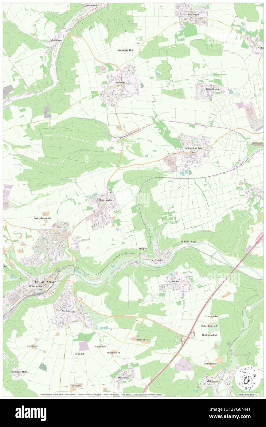 Oberer Eutinger Talhof, regione di Karlsruhe, DE, Germania, Baden-Wurttemberg, N 48 27' 56'', N 8 43' 32'', MAP, Cartascapes Map pubblicata nel 2024. Esplora Cartascapes, una mappa che rivela i diversi paesaggi, culture ed ecosistemi della Terra. Viaggia attraverso il tempo e lo spazio, scoprendo l'interconnessione del passato, del presente e del futuro del nostro pianeta. Foto Stock