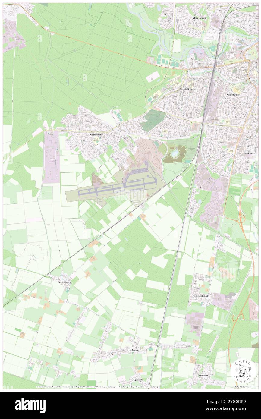 NDB-Funkfeuer CEL, DE, Germania, bassa Sassonia, N 52 35' 22'', N 10 1' 46'', mappa, Cartascapes Mappa pubblicata nel 2024. Esplora Cartascapes, una mappa che rivela i diversi paesaggi, culture ed ecosistemi della Terra. Viaggia attraverso il tempo e lo spazio, scoprendo l'interconnessione del passato, del presente e del futuro del nostro pianeta. Foto Stock