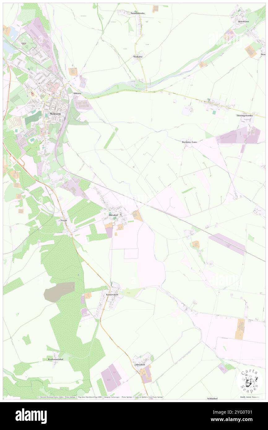 Friedlander Strom, DE, Germania, Brandeburgo, N 52 41' 47'', N 14 10' 0'', mappa, Cartascapes Mappa pubblicata nel 2024. Esplora Cartascapes, una mappa che rivela i diversi paesaggi, culture ed ecosistemi della Terra. Viaggia attraverso il tempo e lo spazio, scoprendo l'interconnessione del passato, del presente e del futuro del nostro pianeta. Foto Stock