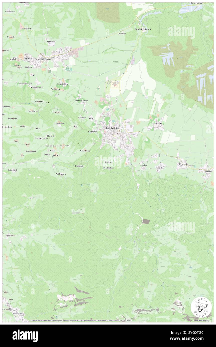 Bindham, alta Baviera, DE, Germania, Baviera, N 47 45' 49'', N 12 0' 16'', MAP, Cartascapes Map pubblicata nel 2024. Esplora Cartascapes, una mappa che rivela i diversi paesaggi, culture ed ecosistemi della Terra. Viaggia attraverso il tempo e lo spazio, scoprendo l'interconnessione del passato, del presente e del futuro del nostro pianeta. Foto Stock