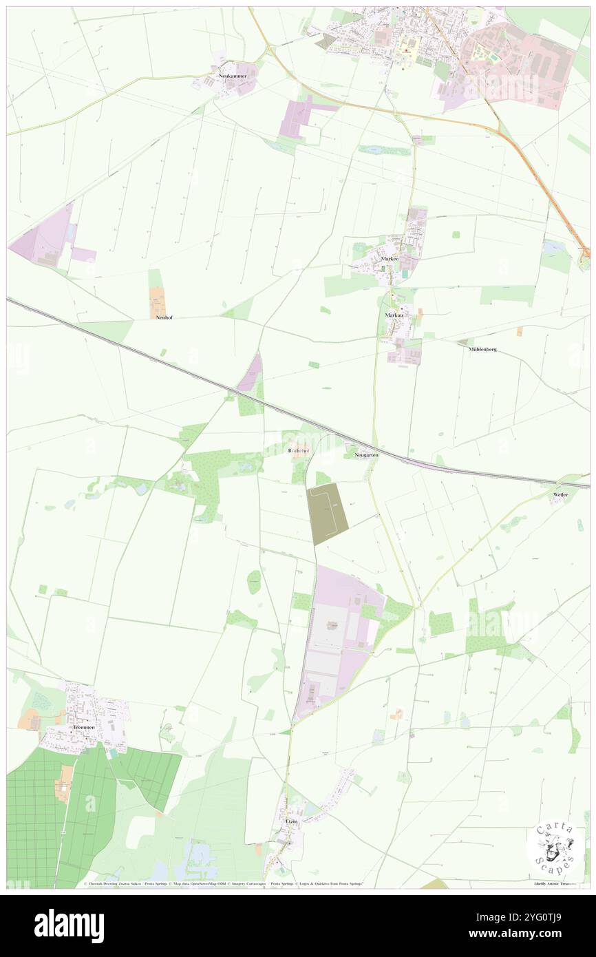 Roethehof, DE, Germania, Brandeburgo, N 52 33' 30'', N 12 51' 22'', mappa, Cartascapes Mappa pubblicata nel 2024. Esplora Cartascapes, una mappa che rivela i diversi paesaggi, culture ed ecosistemi della Terra. Viaggia attraverso il tempo e lo spazio, scoprendo l'interconnessione del passato, del presente e del futuro del nostro pianeta. Foto Stock