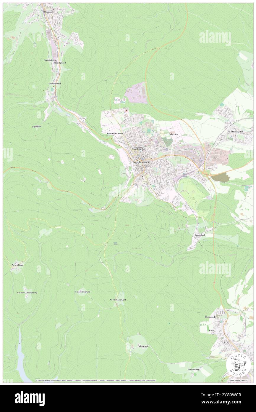 Teuchelwald, regione di Karlsruhe, DE, Germania, Baden-Wurttemberg, N 48 27' 20'', N 8 24' 21''', MAP, Cartascapes Map pubblicata nel 2024. Esplora Cartascapes, una mappa che rivela i diversi paesaggi, culture ed ecosistemi della Terra. Viaggia attraverso il tempo e lo spazio, scoprendo l'interconnessione del passato, del presente e del futuro del nostro pianeta. Foto Stock