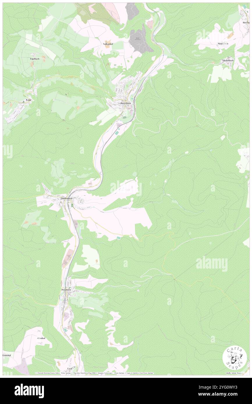 Hanert, DE, Germania, Rheinland-Pfalz, N 50 9' 10'', N 6 37' 31'', MAP, Cartascapes Map pubblicata nel 2024. Esplora Cartascapes, una mappa che rivela i diversi paesaggi, culture ed ecosistemi della Terra. Viaggia attraverso il tempo e lo spazio, scoprendo l'interconnessione del passato, del presente e del futuro del nostro pianeta. Foto Stock