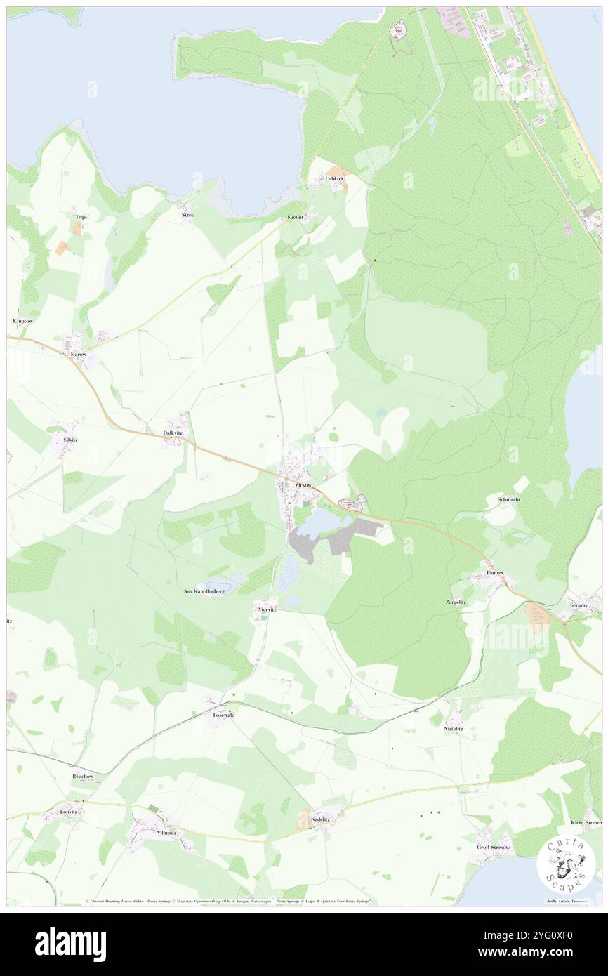 Darz, DE, Germania, Meclemburgo-Vorpommern, N 54 23' 32'', N 13 32' 31'', mappa, Cartascapes Mappa pubblicata nel 2024. Esplora Cartascapes, una mappa che rivela i diversi paesaggi, culture ed ecosistemi della Terra. Viaggia attraverso il tempo e lo spazio, scoprendo l'interconnessione del passato, del presente e del futuro del nostro pianeta. Foto Stock