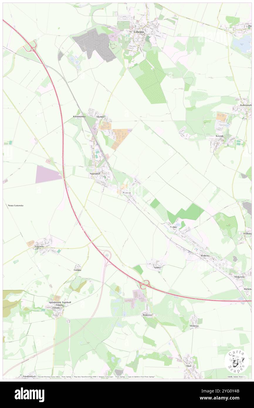 Priester, DE, Germania, Sassonia-Anhalt, N 51 35' 48'', N 11 53' 46'', mappa, Cartascapes Mappa pubblicata nel 2024. Esplora Cartascapes, una mappa che rivela i diversi paesaggi, culture ed ecosistemi della Terra. Viaggia attraverso il tempo e lo spazio, scoprendo l'interconnessione del passato, del presente e del futuro del nostro pianeta. Foto Stock