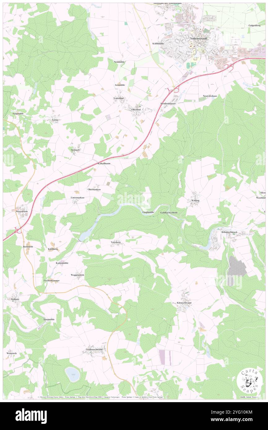 Seilau, DE, Germania, Baviera, N 49 34' 59'', N 12 19' 0''', mappa, Cartascapes Mappa pubblicata nel 2024. Esplora Cartascapes, una mappa che rivela i diversi paesaggi, culture ed ecosistemi della Terra. Viaggia attraverso il tempo e lo spazio, scoprendo l'interconnessione del passato, del presente e del futuro del nostro pianeta. Foto Stock