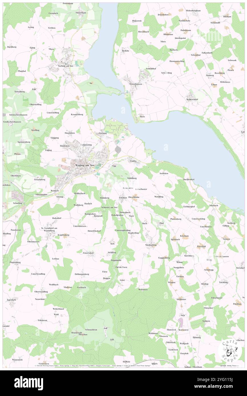 Schinderbach, DE, Germania, Baviera, N 47 55' 40'', N 12 45' 1''', mappa, Cartascapes Mappa pubblicata nel 2024. Esplora Cartascapes, una mappa che rivela i diversi paesaggi, culture ed ecosistemi della Terra. Viaggia attraverso il tempo e lo spazio, scoprendo l'interconnessione del passato, del presente e del futuro del nostro pianeta. Foto Stock