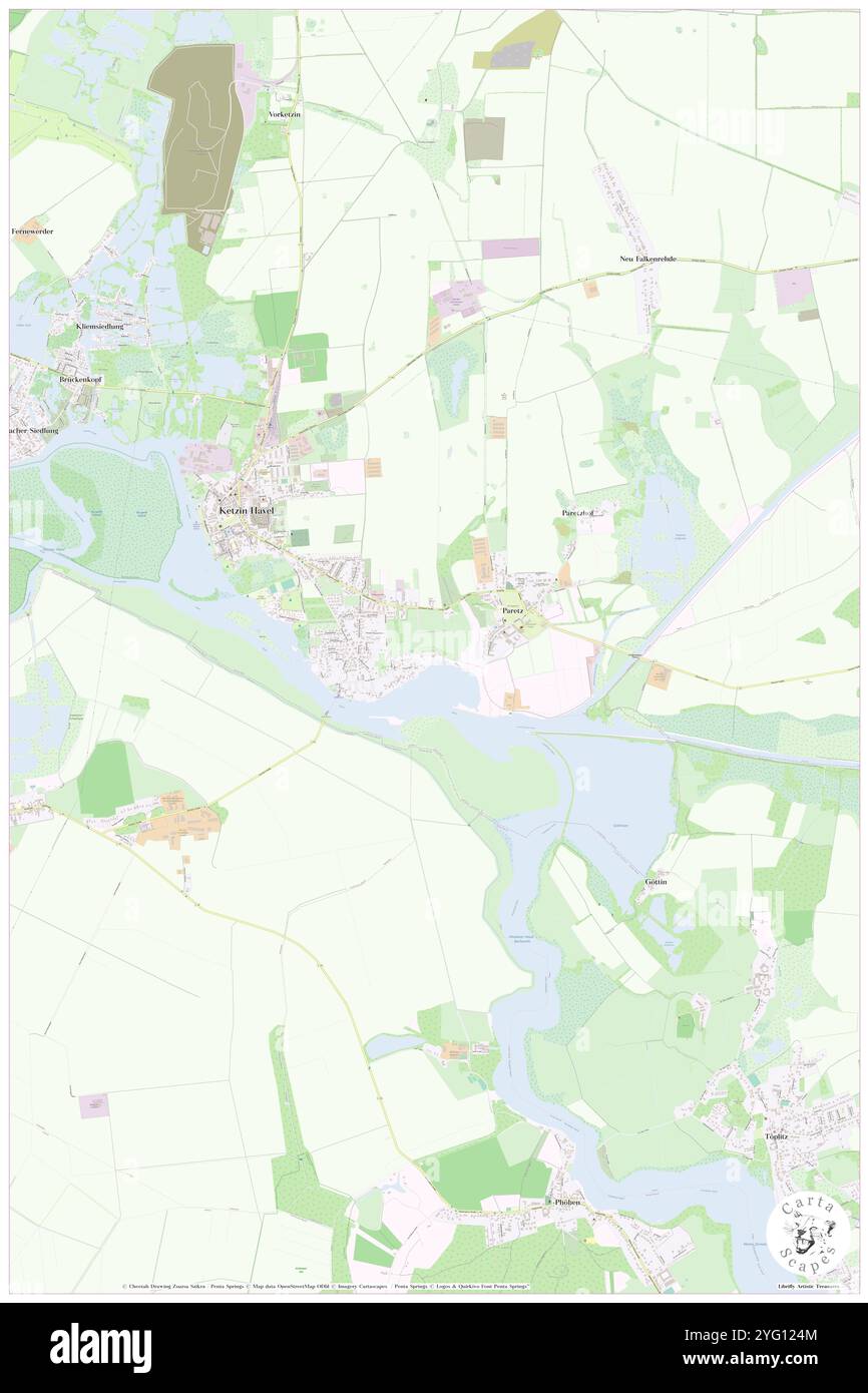 Schenkengraben, DE, Germania, Brandeburgo, N 52 28' 0'', N 12 52' 0'', mappa, Cartascapes Mappa pubblicata nel 2024. Esplora Cartascapes, una mappa che rivela i diversi paesaggi, culture ed ecosistemi della Terra. Viaggia attraverso il tempo e lo spazio, scoprendo l'interconnessione del passato, del presente e del futuro del nostro pianeta. Foto Stock