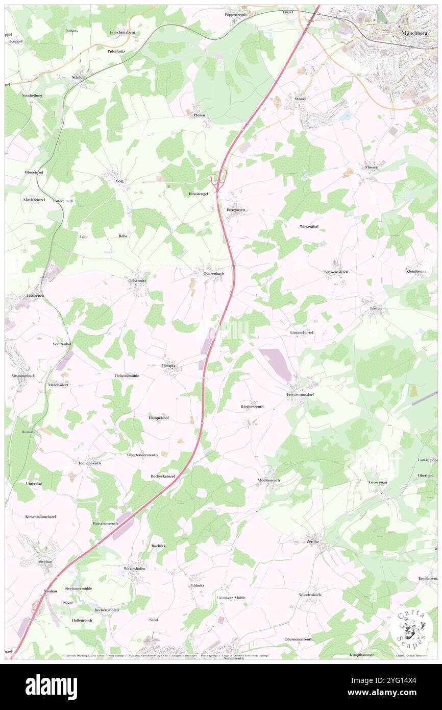 Sickenreuth, alta Franconia, DE, Germania, Baviera, N 50 8' 47'', N 11 44' 47'', MAP, Cartascapes Map pubblicata nel 2024. Esplora Cartascapes, una mappa che rivela i diversi paesaggi, culture ed ecosistemi della Terra. Viaggia attraverso il tempo e lo spazio, scoprendo l'interconnessione del passato, del presente e del futuro del nostro pianeta. Foto Stock