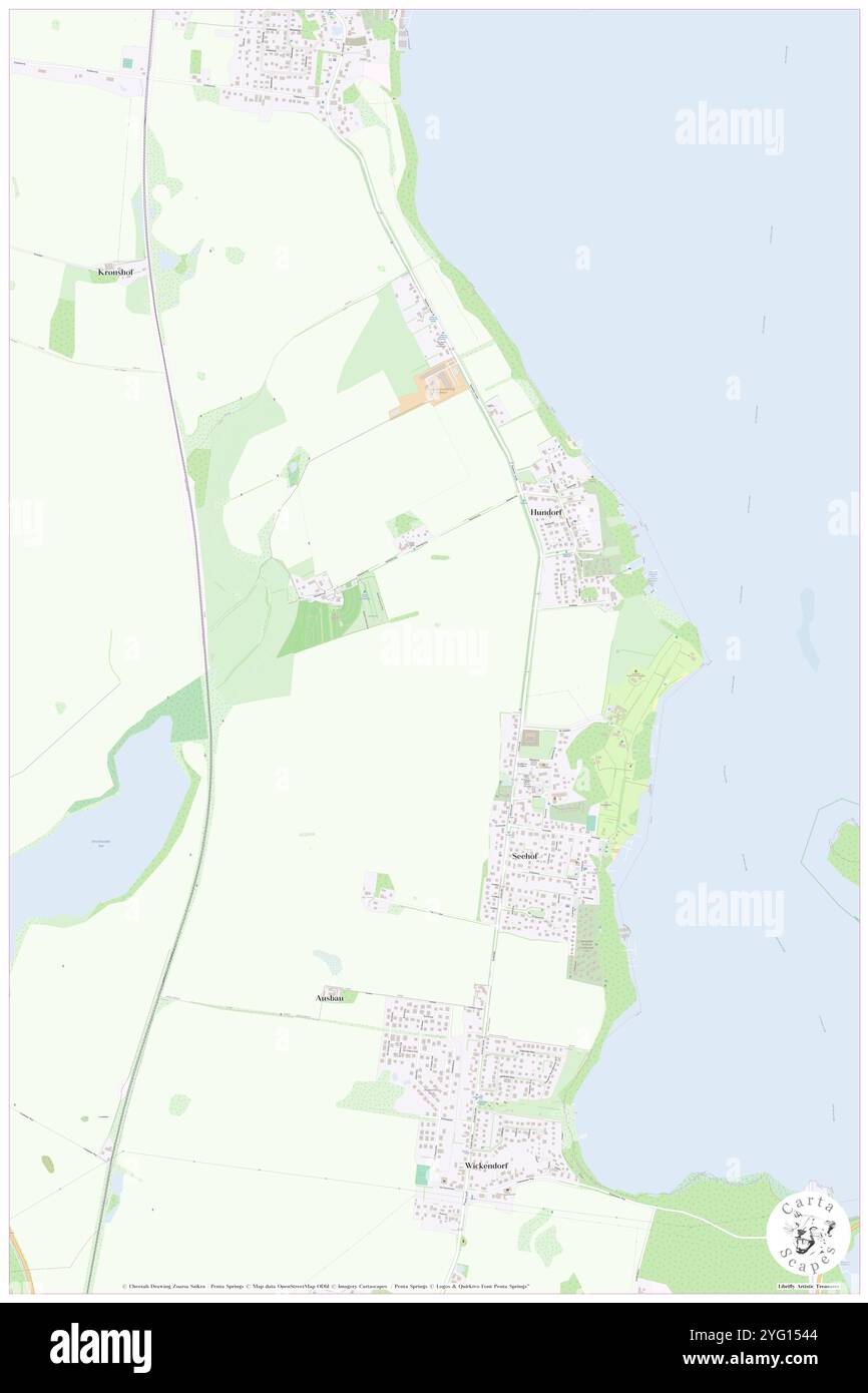 Seehof, DE, Germania, Brandeburgo, N 52 52' 27'', N 12 50' 49'', mappa, Cartascapes Mappa pubblicata nel 2024. Esplora Cartascapes, una mappa che rivela i diversi paesaggi, culture ed ecosistemi della Terra. Viaggia attraverso il tempo e lo spazio, scoprendo l'interconnessione del passato, del presente e del futuro del nostro pianeta. Foto Stock