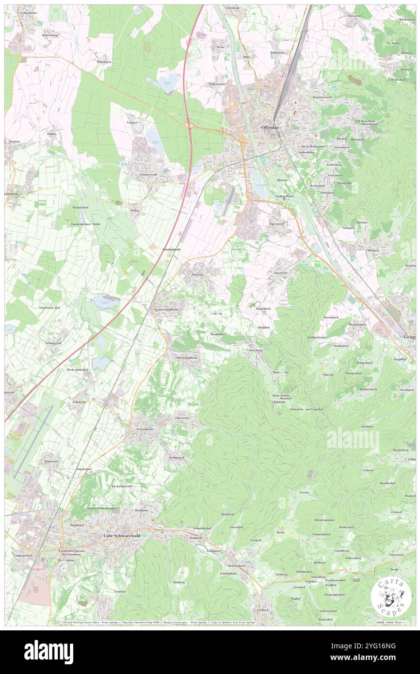 Hohberg, DE, Germania, Saarland, N 49 16' 19'', N 6 53' 59'', mappa, Cartascapes Mappa pubblicata nel 2024. Esplora Cartascapes, una mappa che rivela i diversi paesaggi, culture ed ecosistemi della Terra. Viaggia attraverso il tempo e lo spazio, scoprendo l'interconnessione del passato, del presente e del futuro del nostro pianeta. Foto Stock