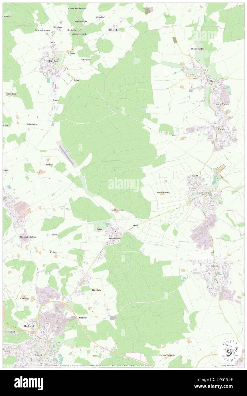 Grosswald, DE, Germania, Baden-Wurttemberg, N 48 16' 15'', N 8 27' 7'', mappa, Cartascapes Mappa pubblicata nel 2024. Esplora Cartascapes, una mappa che rivela i diversi paesaggi, culture ed ecosistemi della Terra. Viaggia attraverso il tempo e lo spazio, scoprendo l'interconnessione del passato, del presente e del futuro del nostro pianeta. Foto Stock