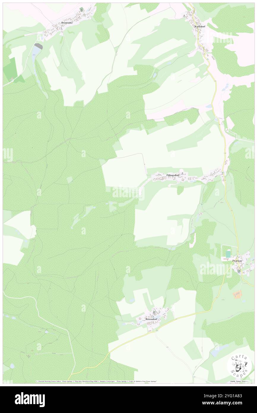 Pillingsdorf, DE, Germania, Turingia, N 50 46' 59'', N 11 48' 0'', mappa, Cartascapes Mappa pubblicata nel 2024. Esplora Cartascapes, una mappa che rivela i diversi paesaggi, culture ed ecosistemi della Terra. Viaggia attraverso il tempo e lo spazio, scoprendo l'interconnessione del passato, del presente e del futuro del nostro pianeta. Foto Stock