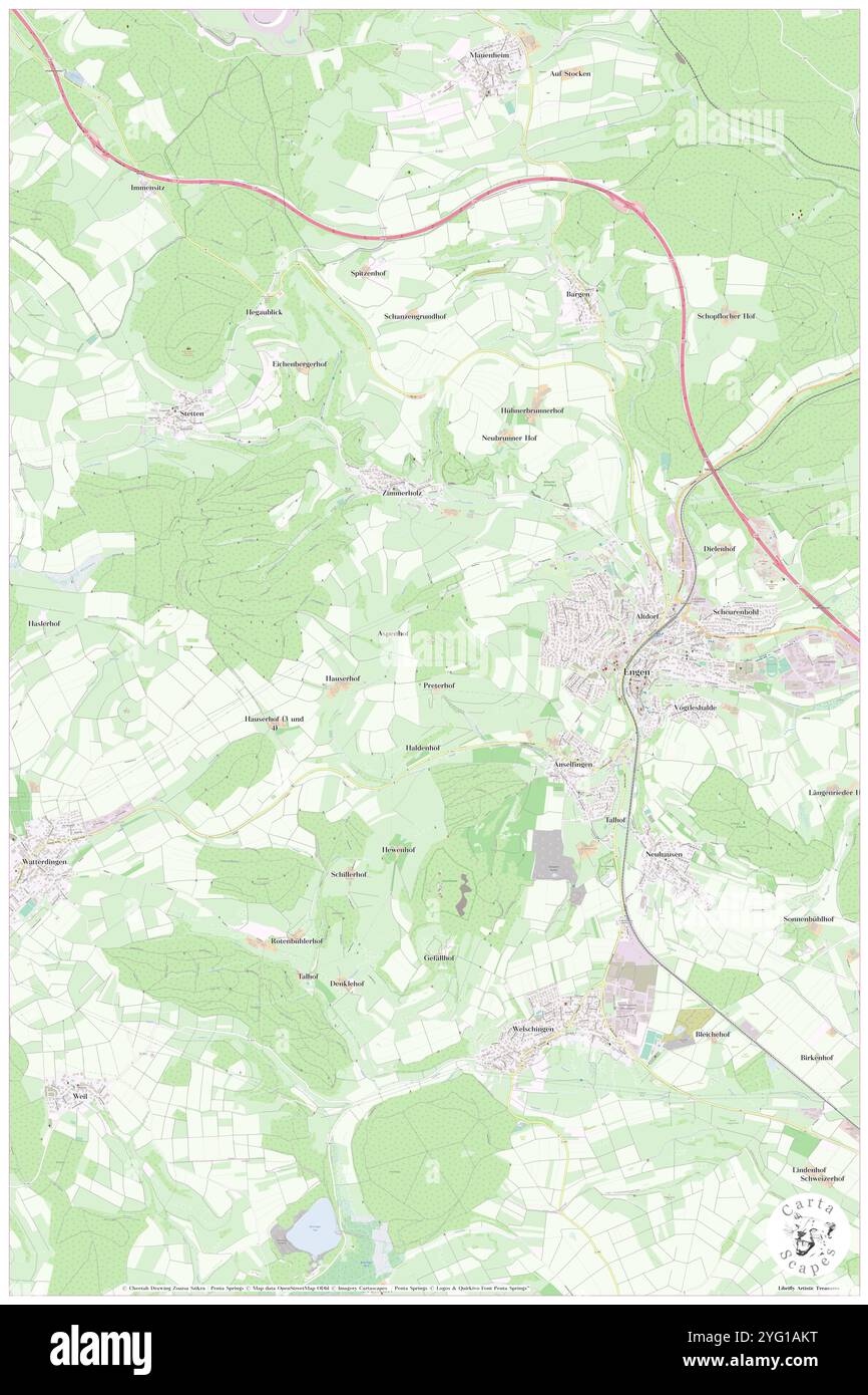 Ballenberg, regione di Friburgo, DE, Germania, Baden-Wurttemberg, N 47 51' 17'', N 8 44' 47'', MAP, Cartascapes Map pubblicata nel 2024. Esplora Cartascapes, una mappa che rivela i diversi paesaggi, culture ed ecosistemi della Terra. Viaggia attraverso il tempo e lo spazio, scoprendo l'interconnessione del passato, del presente e del futuro del nostro pianeta. Foto Stock