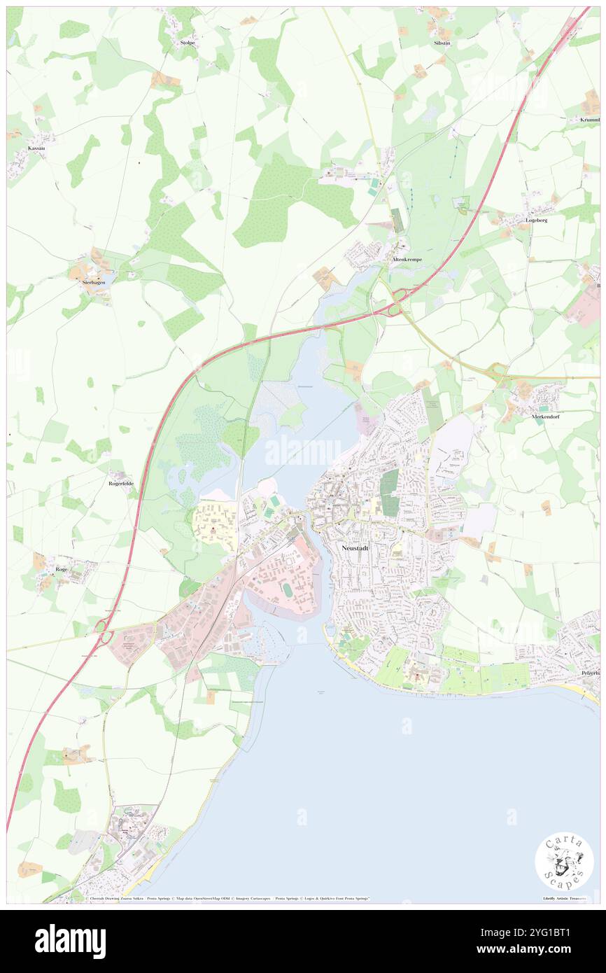 Binnenwasser, DE, Germania, Schleswig-Holstein, N 54 6' 43'', N 10 48' 35'', mappa, Cartascapes Mappa pubblicata nel 2024. Esplora Cartascapes, una mappa che rivela i diversi paesaggi, culture ed ecosistemi della Terra. Viaggia attraverso il tempo e lo spazio, scoprendo l'interconnessione del passato, del presente e del futuro del nostro pianeta. Foto Stock