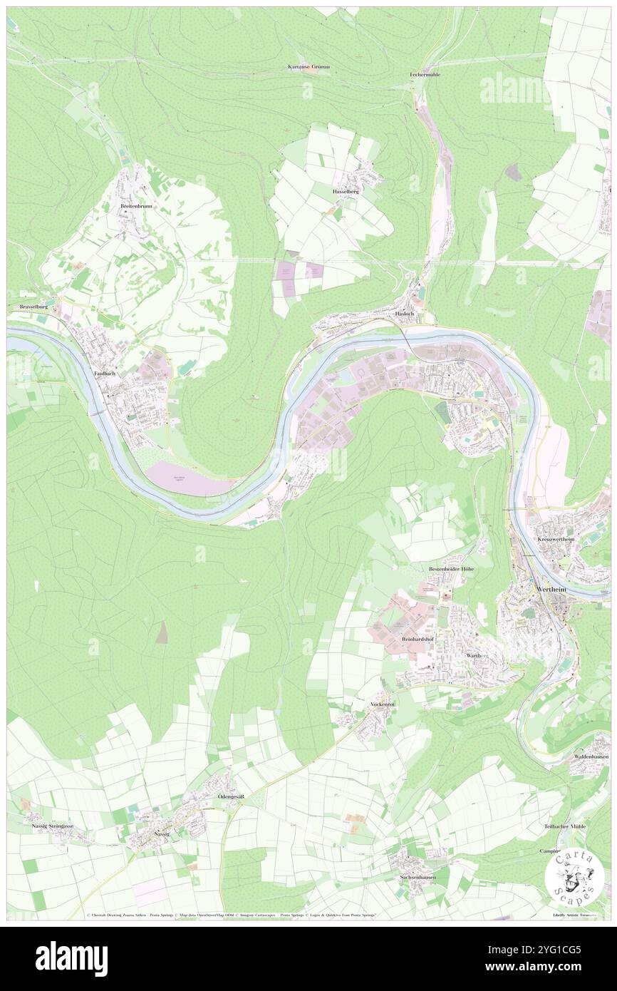 Bestenheid, Regierungsbezirk Stuttgart, DE, Germania, Baden-Wurttemberg, N 49 46' 30'', N 9 28' 30'', MAP, Cartascapes Map pubblicata nel 2024. Esplora Cartascapes, una mappa che rivela i diversi paesaggi, culture ed ecosistemi della Terra. Viaggia attraverso il tempo e lo spazio, scoprendo l'interconnessione del passato, del presente e del futuro del nostro pianeta. Foto Stock