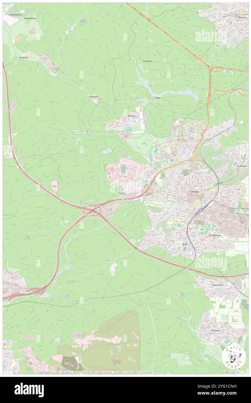 Funkmast Patch-Barracks, Regierungsbezirk Stuttgart, DE, Germania, Baden-Wurttemberg, N 48 43' 55'', N 9 4' 54'', MAP, Cartascapes Map pubblicata nel 2024. Esplora Cartascapes, una mappa che rivela i diversi paesaggi, culture ed ecosistemi della Terra. Viaggia attraverso il tempo e lo spazio, scoprendo l'interconnessione del passato, del presente e del futuro del nostro pianeta. Foto Stock