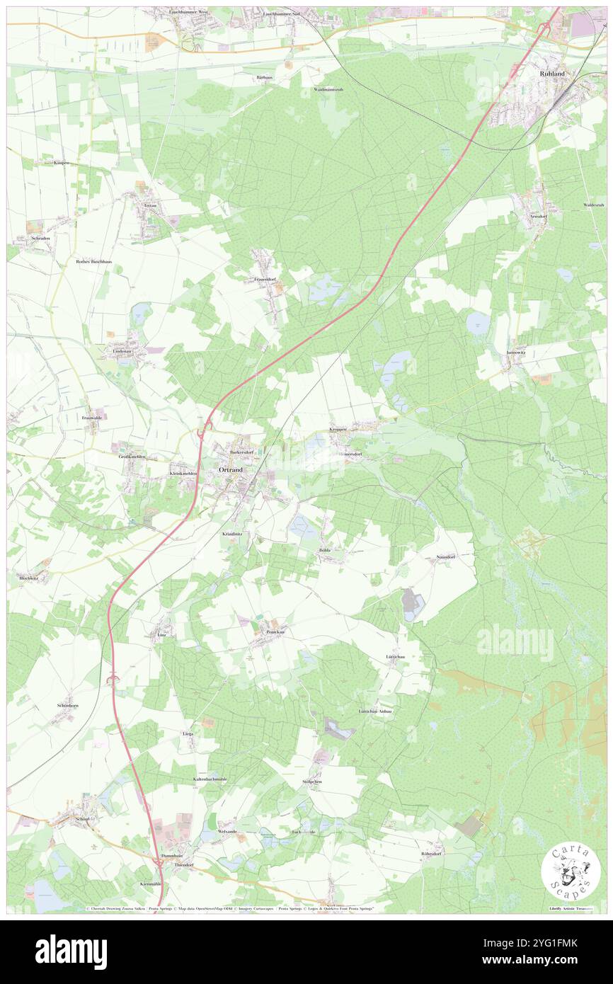 Pulsnitz, DE, Germania, Sassonia, N 51 10' 59'', N 14 1' 0'', mappa, Cartascapes Mappa pubblicata nel 2024. Esplora Cartascapes, una mappa che rivela i diversi paesaggi, culture ed ecosistemi della Terra. Viaggia attraverso il tempo e lo spazio, scoprendo l'interconnessione del passato, del presente e del futuro del nostro pianeta. Foto Stock