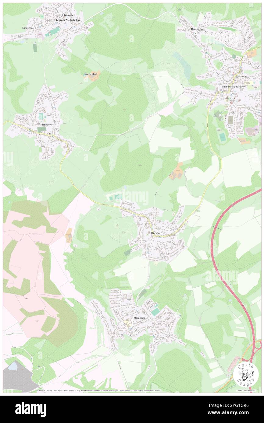 Doersdorf, DE, Germania, Saarland, N 49 28' 23'', N 6 57' 49'', mappa, Cartascapes Mappa pubblicata nel 2024. Esplora Cartascapes, una mappa che rivela i diversi paesaggi, culture ed ecosistemi della Terra. Viaggia attraverso il tempo e lo spazio, scoprendo l'interconnessione del passato, del presente e del futuro del nostro pianeta. Foto Stock