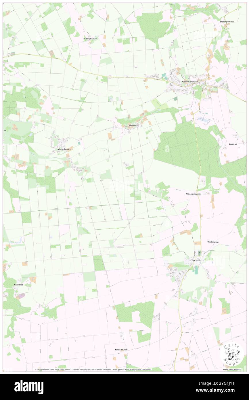 Hallstedt, DE, Germania, bassa Sassonia, N 52 49' 47'', N 8 48' 58'', MAP, Cartascapes Map pubblicata nel 2024. Esplora Cartascapes, una mappa che rivela i diversi paesaggi, culture ed ecosistemi della Terra. Viaggia attraverso il tempo e lo spazio, scoprendo l'interconnessione del passato, del presente e del futuro del nostro pianeta. Foto Stock